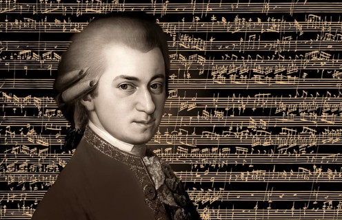 Wolfgang Amadeus Mozart, 1756 – 1791, composer of classical music, First Viennese School, notesheet