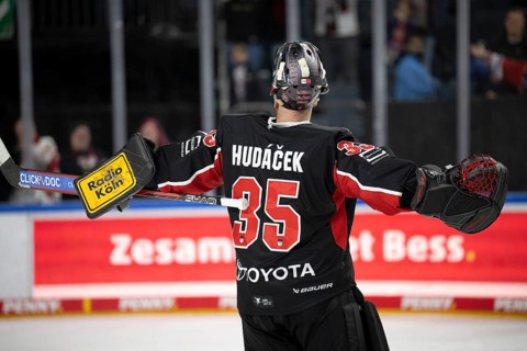 LanxessArena, Cologne, North Rhine-Westphalia, Julius Hudacek (Cologne Sharks, #35), PENNY DEL,