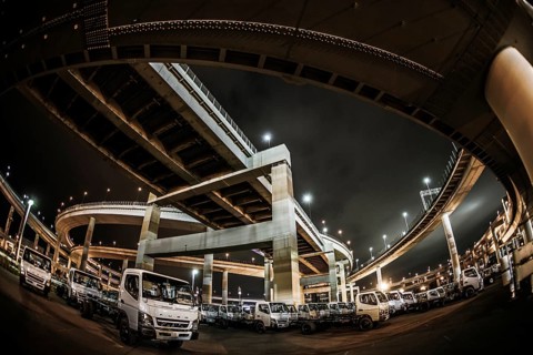 Bayshore Route Daikoku Junction (Tsurumi-ku, Yokohama City). Shooting Location: Yokohama-city