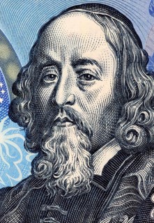 John Amos Comenius (1592-1670) on 20 Korun 1988 Banknote from Czechoslovakia. Czech teacher,