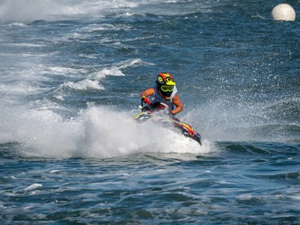 Olbia, Italy - September 16 - 20192 Aquabike world Championship gran prix of Italy