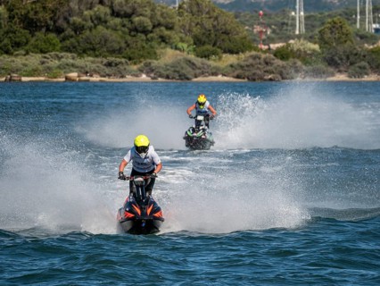 Olbia, Italy - September 16 - 20192 Aquabike world Championship gran prix of Italy