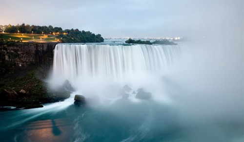 Niagara Falls Daytime Ontario New York Canada USA