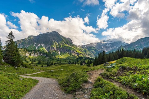 Fantastic hike in the beautiful Lechquellen Mountains - Warth-Schröcken - Bregenzerwald in