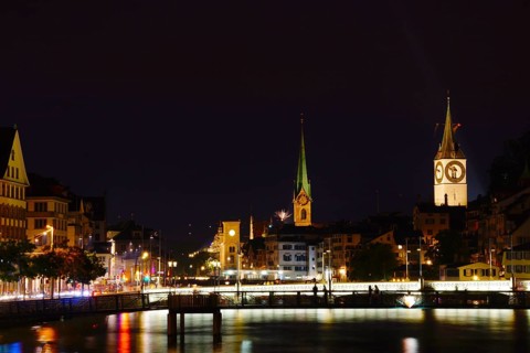 Cityscape of Zurich, Switzerland. Shooting Location: Switzerland, Zurich