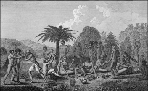Before British colonisation in 1803, there were an estimated 3, 000–15, 000 Parlevar or native