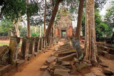 Koh Ker Khmer sanctuary and former capital of the Khmer empire