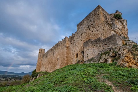 Duques de Frías castle, Frías, province of Burgos, region of Las Merindades, Spain, Europe