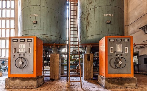 Waterworks machine hall Lost Places