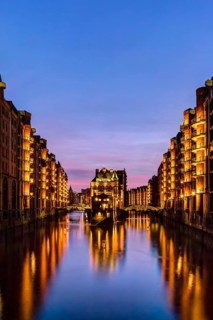 The Speicherstadt in Hamburg, city of Warehouses