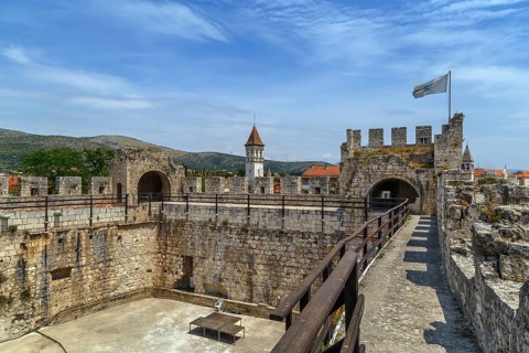 Kamerlengo is a castle and fortress in Trogir, Croatia. It was built by the Republic of Venice.