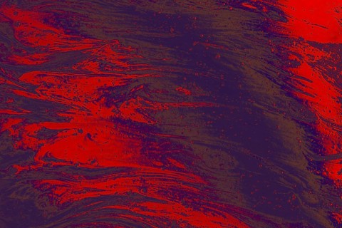 Oil bubbles inside water base form patterns
