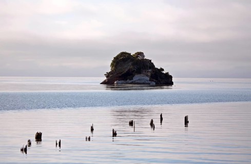 Cook Strait Collingwood New Zealand Ocean Island