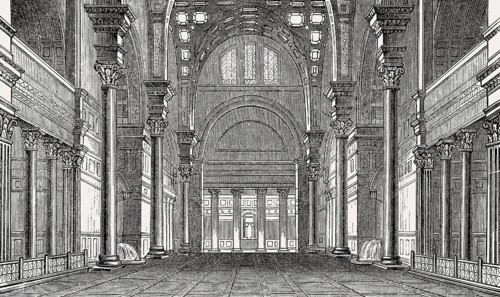 The Baths of Caracalla in ancient Rome, Italy, Reconstruction, Europe