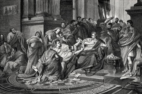 Death of Gaius Julius Caesar, 100, 44 BC, Roman statesman
