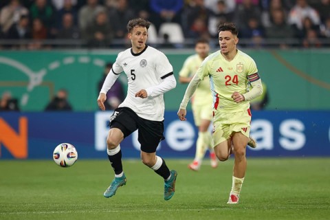 Football, U21, Friendly match, 2024/2025, Germany U21 vs. Spain U21, 25.03.2025, Merck-Stadion am