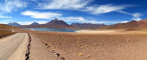 Laguna Miscanti in the Atacama Desert in Chile