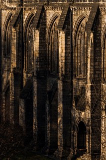 Exterior View of Glasgow Cathedral. Scotland, UK. Glasgow Cathedral is the oldest cathedral on