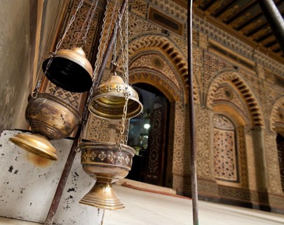 Egypt, Cairo, Coptic Quarter, Floating Church Austria, Africa