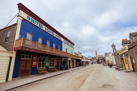SOVEREIGN HILL, AUSTRALIA, April 17: Sovereign Hill is an open air museum recreating the atmosphere