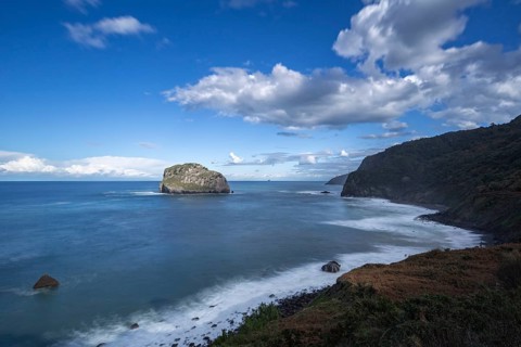 Coast near the island of San Juan de Gaztelugatxe in the Basque Country