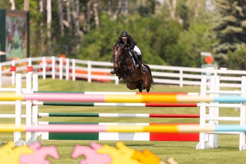 Jose Antonio Chedraui Eguia of Mexico, riding Con-Cor compete in the 1.60m Grand Prix during The