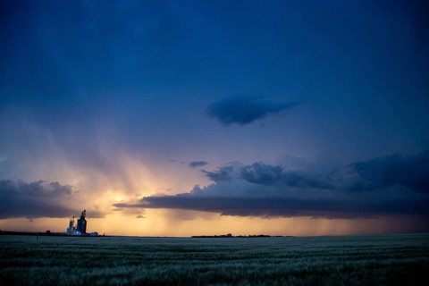 Prairie Storm Clouds Canada Saskatchewan Dramatic Summer