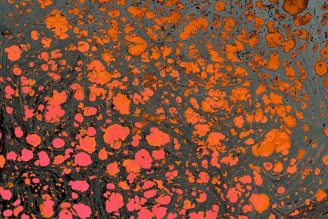 Ebru marble effect surface pattern design for print