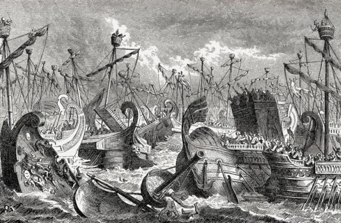 The Battle of the Aegates, Sicily on 10 March 241 BC, First Punic War