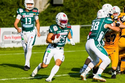 German Football League, Game: Schwäbisch Hall Unicorns, Munich Cowboys in the Optima Sportpark in