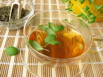 Tea with marjoram