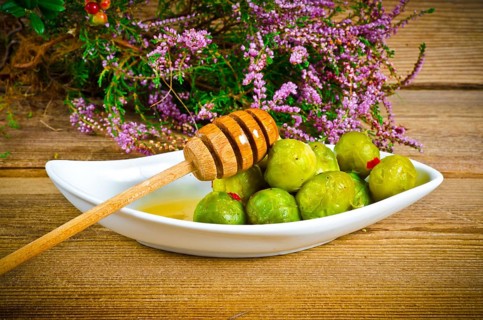 Brussels sprouts with honey