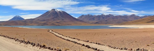Laguna Miscanti in the Atacama Desert in Chile