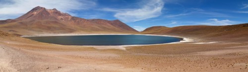 Laguna Miniques in the Atacama Desert in Chile