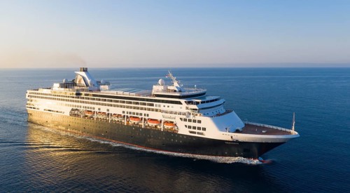 219 metre long cruise ship VEENDAM of the shipping company Holland-America-Line for 1350