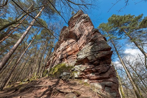 Geiersteinfelsen, Geierstein, Palatinate Forest, Bruchweiler-Bärenbach, Rhineland-Palatinate,