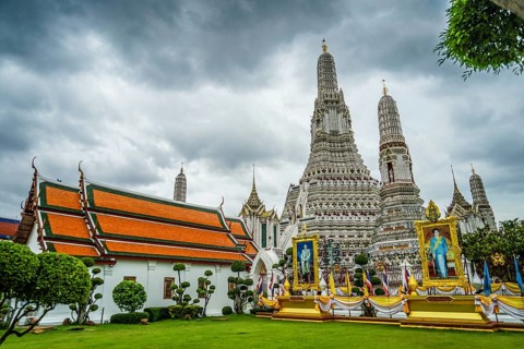 Wat Pole Han Temple (Thailand Bangkok). Shooting Location: Bangkok, Thailand, Asia