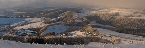 Romantic sunset on the Wasserkuppe/Rhön 10