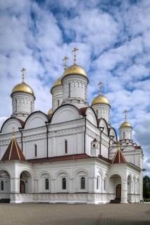 Trinity cathedral in Trinity Boldin Monastery, Russia, Europe