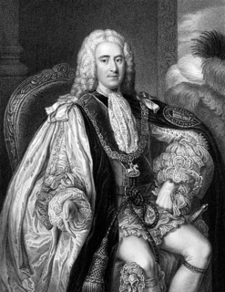 Thomas Pelham-Holles, 1st Duke of Newcastle (1693-1768) on engraving from 1832. British Whig