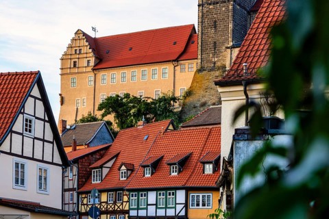 Pictures from Quedlinburg Harz View to the castle