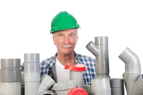 Plumber confused by assortment pvc tubes