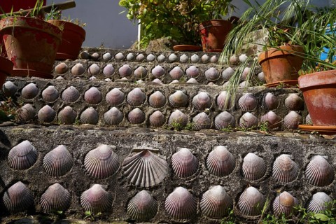 Tazones villagesea shell stairs of Asturias in Spain