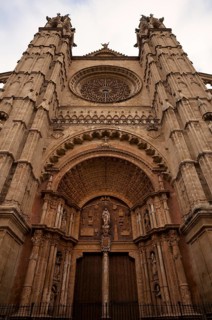La Seu, Basilica de Santa Maria, Cathedral of St Mary, Palma de Majorca, Majorca, Balearic Islands,