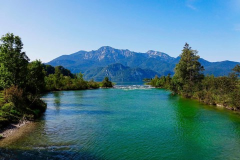 Loisach, end of August, Upper Bavaria, Bavaria, Germany, Europe