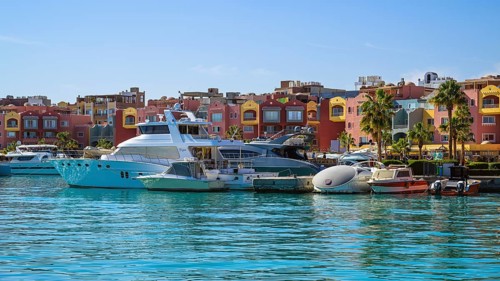 Hurghada Marina, Hurghada, Red Sea, Egypt, Africa