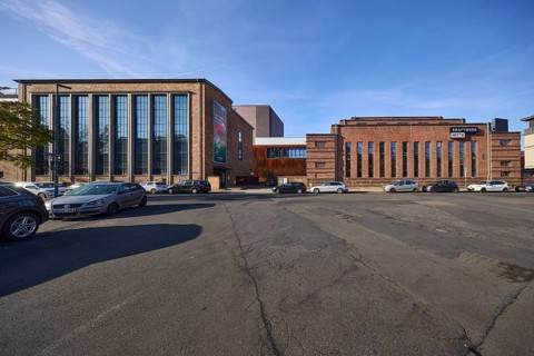 Power plant Mitte Dresden, Operetta Theatre of the Dresden State Opera, brick building, New