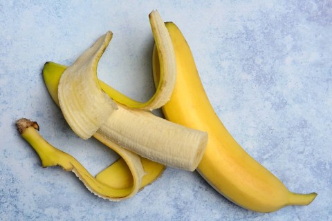 Opened banana, Musa