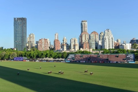 Scene from the 131st Argentine Open Polo Championship (Spanish: Campeonato Argentino Abierto de