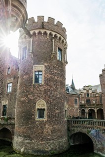 Moated castle, Schloss Paffendorf, Bergheim, Rhine-Erft district, North Rhine-Westphalia, Germany,